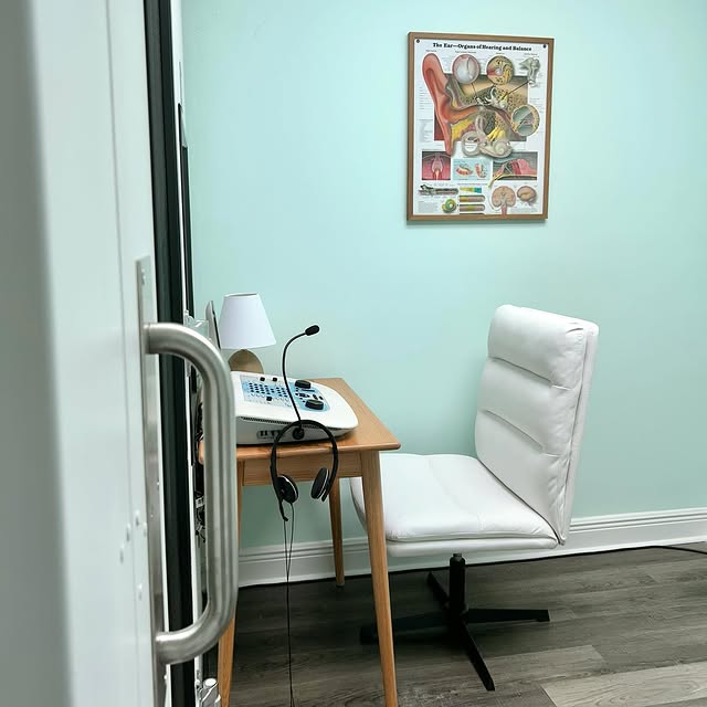 Inside the Z Audiology office in Boca Raton